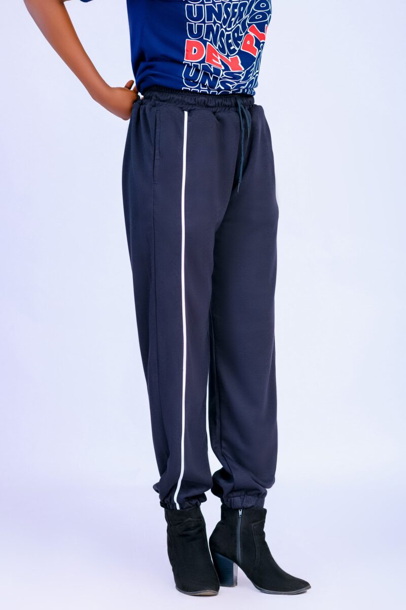 White Striped Pant